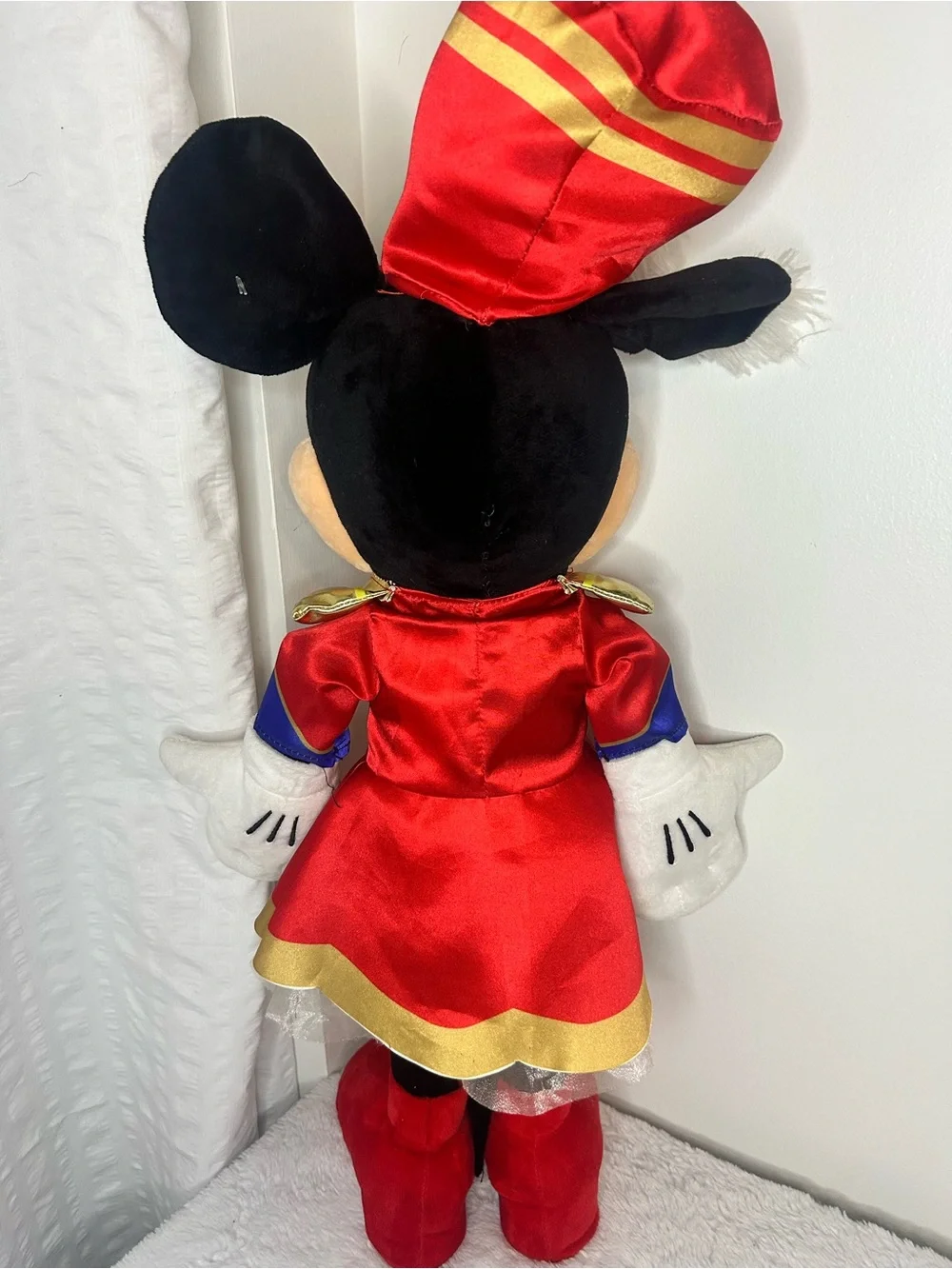 Disney Minnie Mouse Nutcracker Costume Plush in Red, Gold, Blue, White